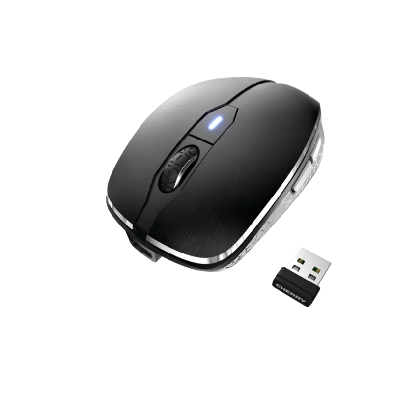 Cherry JW-8100 MW 8C ADVANCED Mouse optic fără fir 3000 dpi, 6 butoane, negru, AES-128, 4025112095696