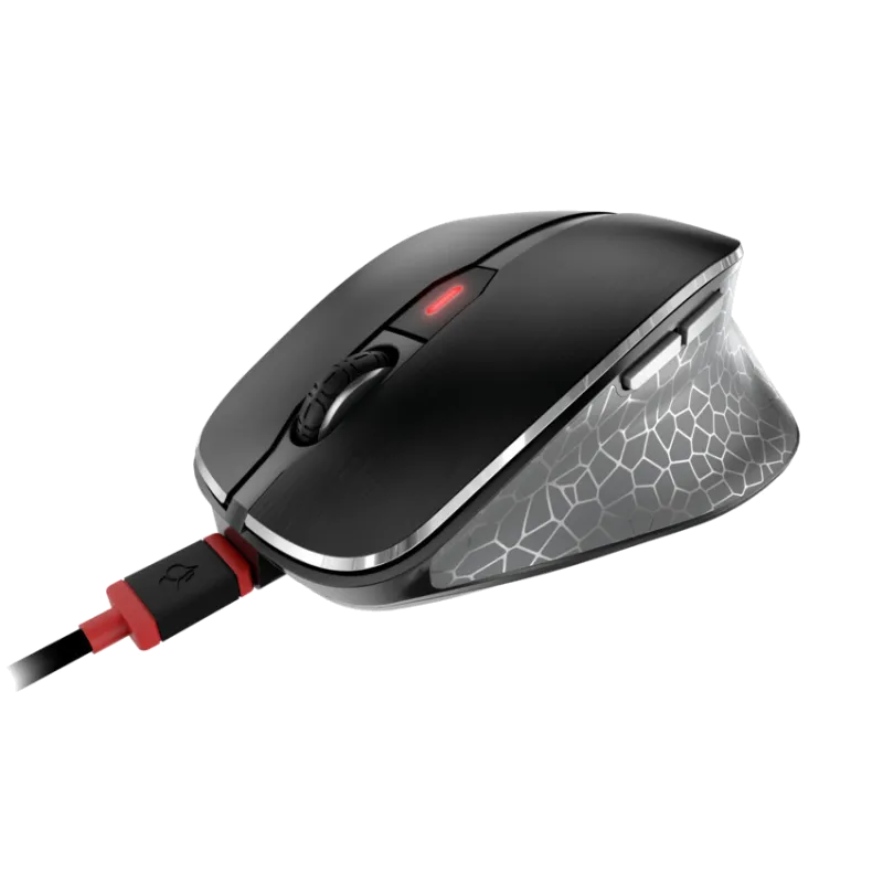 Cherry JW-8600 MW 8C ERGO Mouse optic fără fir 3000 dpi, 6 butoane, negru, AES-128, 4025112095702