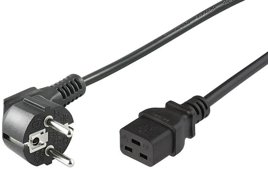 MicroConnect PE07719005 Cablu alimentare UPS de la retea, 16A, Schuko > IEC-320-C19, 0.5m, 5706998900142