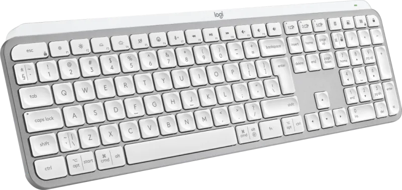 Logitech 920-011588 Tastatura iluminata MX Keys S Bluetooth US Int, gri deschis, 5099206112155