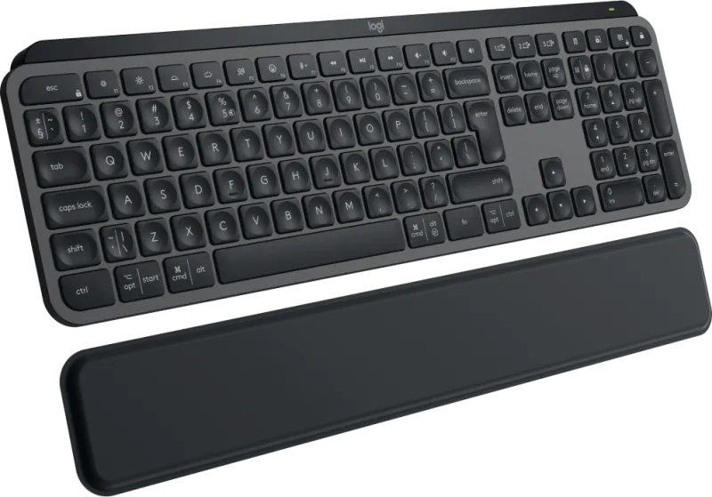 Logitech 920-011589 Tastatura iluminata cu suport MX Keys S Bluetooth US Int, gri inchis, 5099206112339