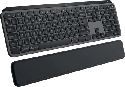 Logitech 920-011589 Tastatura iluminata cu suport MX Keys S Bluetooth US Int, gri inchis, 5099206112339