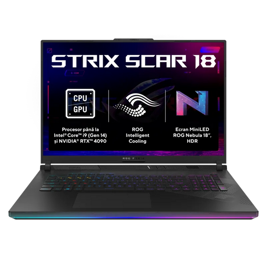 Asus G834JYR-R6091X ROG Strix SCAR 18 (2024) laptop 18inch 2.5K i9-14900HX 64GB 2TB RTX4090 16GB W11, 4711387437742