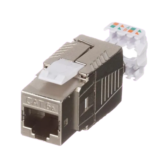Panduit KJS6X88TC Panduit Cupla Cat6a RJ45 10Gb/s keystone shielded jack module