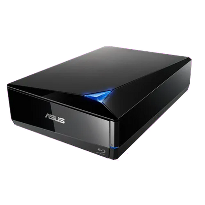 Asus BW-16D1X-U/BLK/G/AS BW-16D1X-U 16X Blu-ray writer extern USB 3.0 NERO Backitup E-Media, 4718017891714