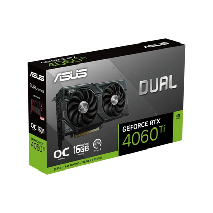 Asus DUAL-RTX4060TI-O16G DUAL-RTX4060TI-O16G placa video RTX4060TI 16GB, 4711387275290