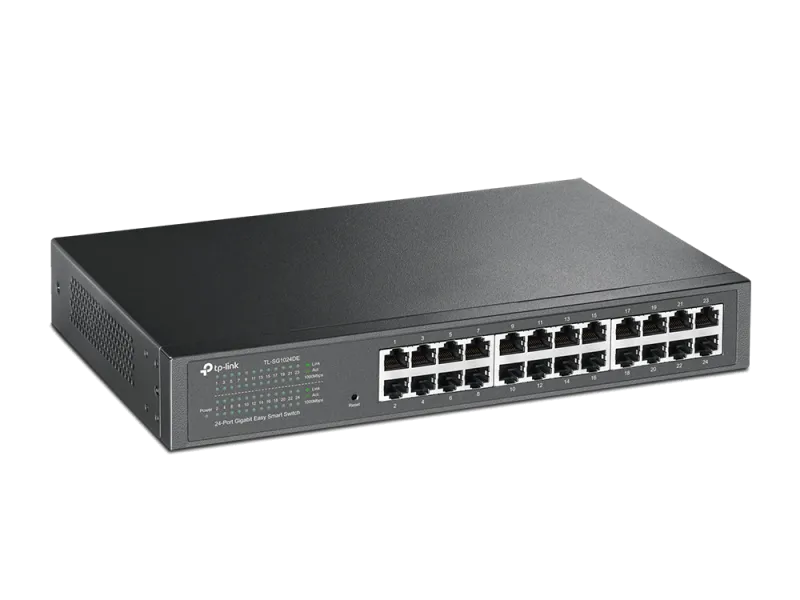 TP-Link TL-SG1024DE TL-SG1024DE switch 24 porturi Gigabit, 1U 19inch Rackmount Easy Smart 48Gbps, 6935364021245