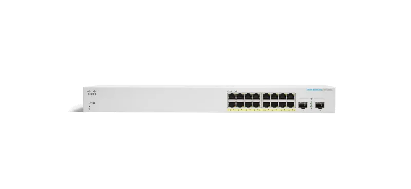 Cisco CBS220-16T-2G-EU CBS220-16T-2G-EU Switch 16 porturi 10/100/1000 Mbps Montare in rack Smart, 889728344463