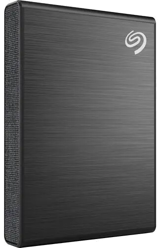 Seagate STKG500400 One Touch SSD Extern 500GB USB 3.2 Gen 2 Type-C Black, 3660619040605