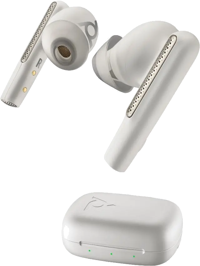 HP 7Y8L5AA Poly Voyager Free 60 UC M Wireless Earbuds USB-A, charge case basic, White Sand, 197497054347