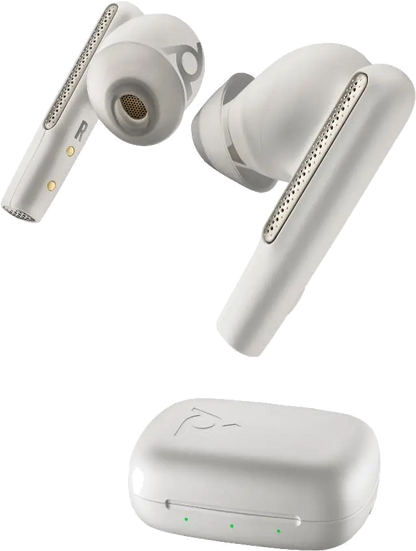 HP 7Y8L5AA Poly Voyager Free 60 UC M Wireless Earbuds USB-A, charge case basic, White Sand, 197497054347