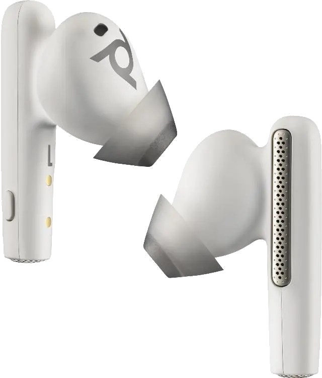 HP 8L5B0AA Poly Voyager Free 60/60+ Earbuds, MS Teams, Casti de schimb, White, 197497838626