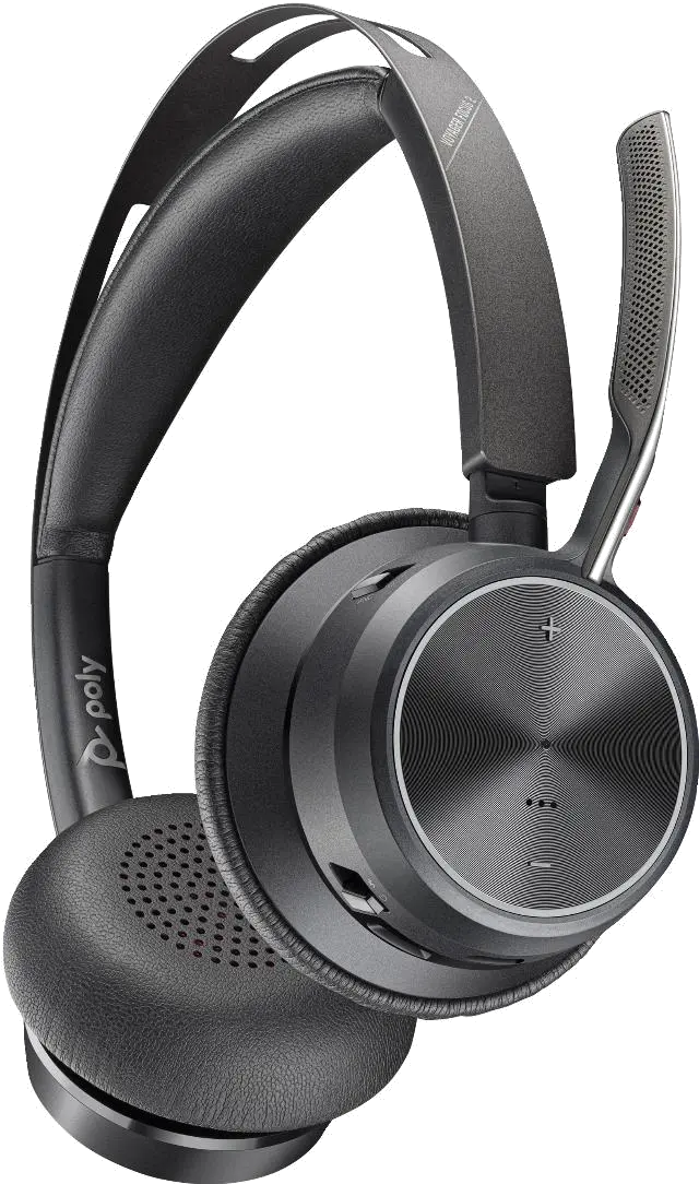 HP 9T9J3AA#AC3 Poly Casca Voyager Focus 2 UC cu suport de incarcare, Binaural, On-Ear, USB-C/A, 198122157211