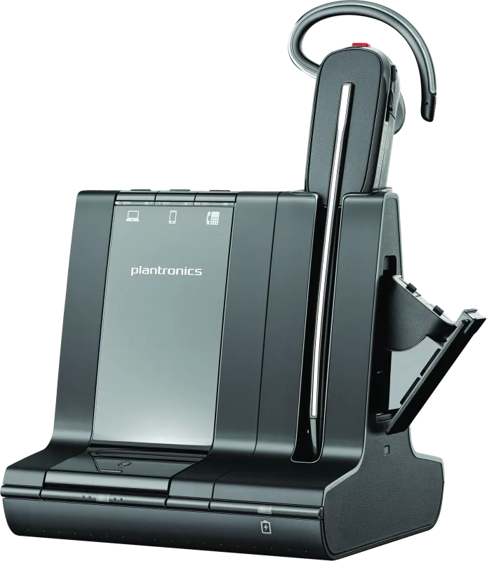 HP 8D3F4AA Poly Casca Savi Office 8245-M UC DECT wireless, Convertible. cu stand incarcare, 196548579334