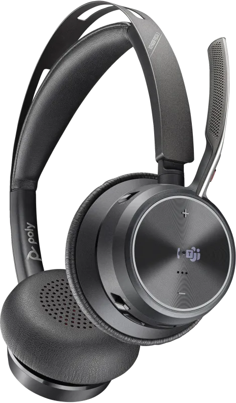 HP 9T9J4AA Poly Casca Voyager Focus 2 UC M, FARA suport de incarcare, Binaural, On-Ear, USB, 198122157228