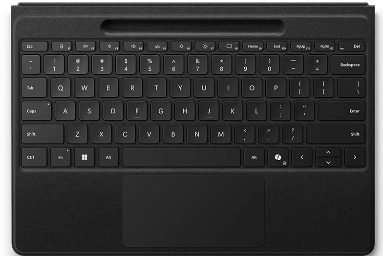 Microsoft ZQZ-00014 Surface Pro Flex Keyboard, Pen Storage, Wireless, CoPilot Button, Black, 196388334988