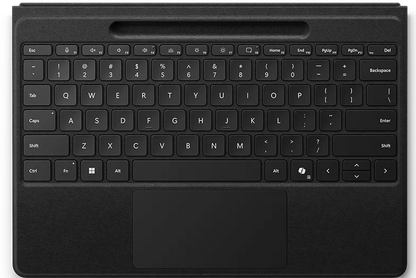 Microsoft ZQZ-00014 Surface Pro Flex Keyboard, Pen Storage, Wireless, CoPilot Button, Black, 196388334988