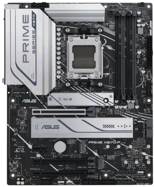 Asus PRIME X670-P PRIME X670-P Placa de baza socket AM5 DDR5 ATX RAID: 0, 1, 10 Ethernet 2.5 Gb, 4711081892816