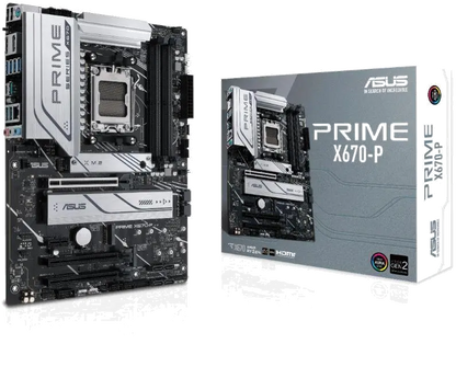 Asus PRIME X670-P PRIME X670-P Placa de baza socket AM5 DDR5 ATX RAID: 0, 1, 10 Ethernet 2.5 Gb, 4711081892816