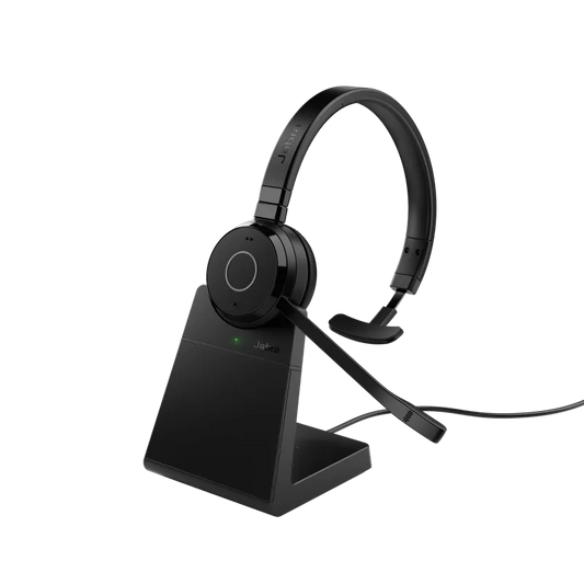 Jabra 6693-833-399 Casca EVOLVE 65 TE MS fara fir cu suport, Monoaural, On-Ear, conectare USB, 5706991031485