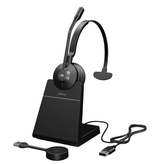 Jabra 9653-455-111 Casca Engage 55 SE MS Mono DECT wireless, cu stand incarcare, Link 400a USB-A, 5706991030693