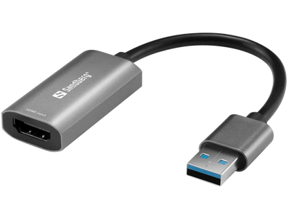 Sandberg 134-19 Adaptor captura audio/ video HDMI la USB-A rezolutii 720p 1080p sau 4K la 30 fps, 5705730134197