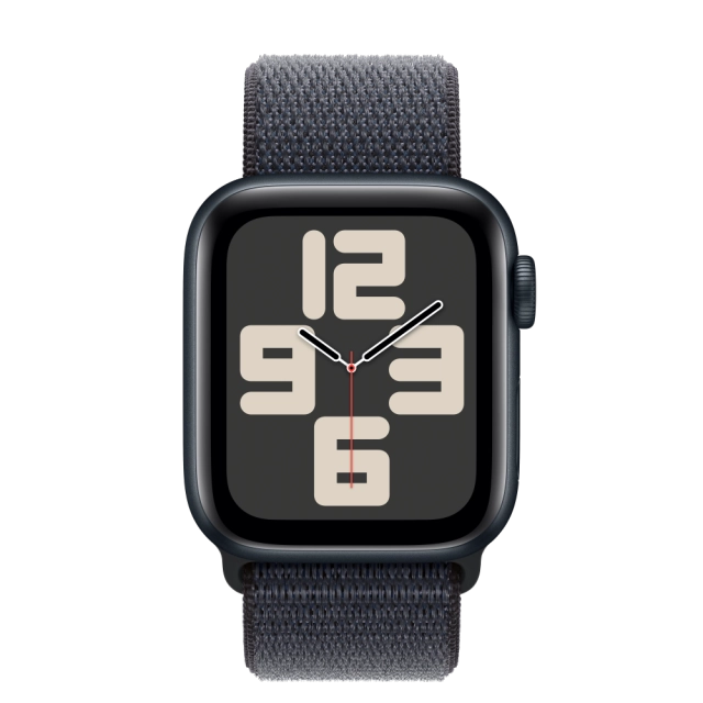 Apple MXEA3QC/A Watch SE2 v3 GPS 40mm Midnight Alu Case with Ink Sport Loop, 195949642050