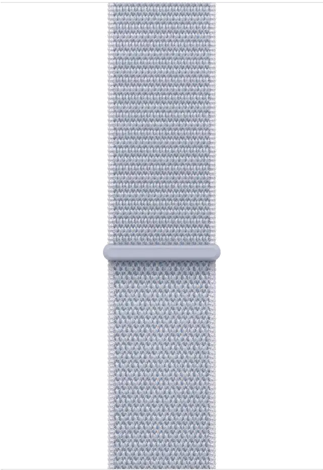 Apple MXEE3QC/A Watch SE2 v3 GPS 40mm Silver Alu Case with Blue Cloud Sport Loop, 195949642869