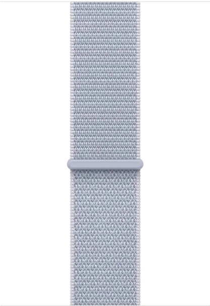 Apple MXEE3QC/A Watch SE2 v3 GPS 40mm Silver Alu Case with Blue Cloud Sport Loop, 195949642869