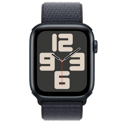 Apple MXEP3QC/A Watch SE2 v3 GPS 44mm Midnight Alu Case with Ink Sport Loop, 195949644481