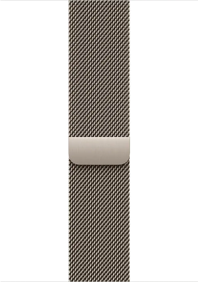 Apple MC7Q4QC/A Watch S10 Cellular 46mm Natural Titanium Case with Natural Milanese Loop , 195949896309