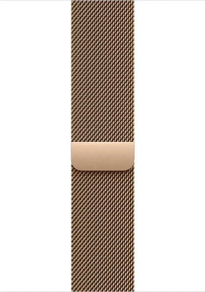 Apple MC7T4QC/A Watch S10 Cellular 46mm Gold Titanium Case with Gold Milanese Loop S/M, 195949896682