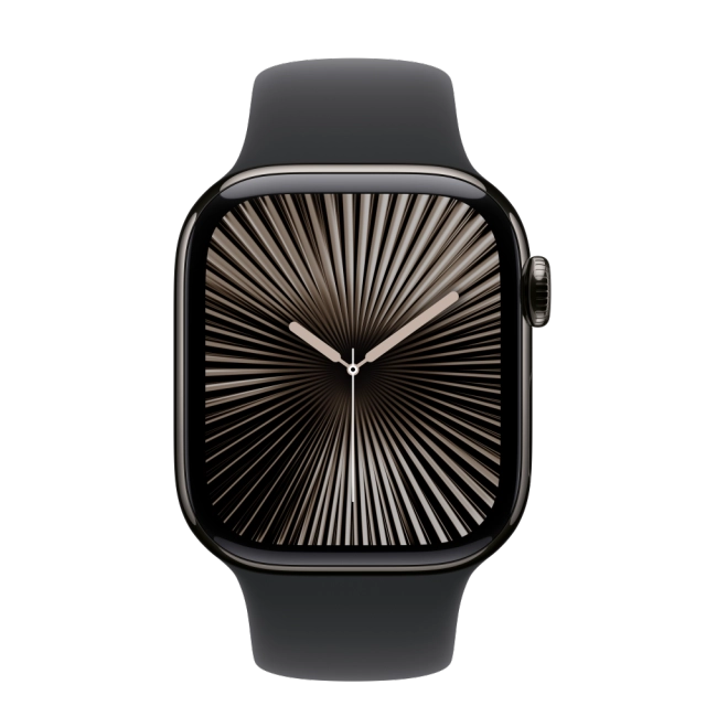 Apple MX053QC/A Watch S10 Cellular 42mm Slate Titanium Case with Slate Milanese Loop, 195949563461