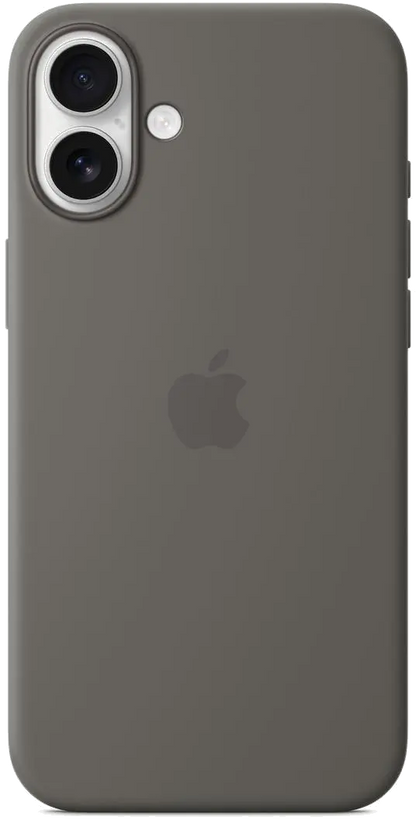 Apple MYYC3ZM/A iPhone 16 Plus Silicone Case with MagSafe Stone Gray, 195949885143