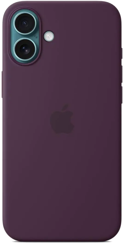 Apple MYYD3ZM/A iPhone 16 Plus Silicone Case with MagSafe Plum, 195949885167