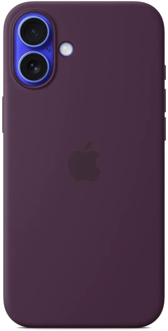 Apple MYYD3ZM/A iPhone 16 Plus Silicone Case with MagSafe Plum, 195949885167