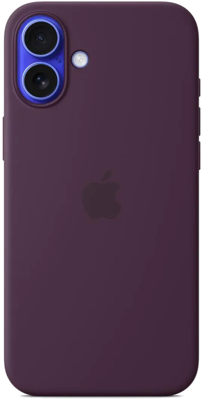 Apple MYYD3ZM/A iPhone 16 Plus Silicone Case with MagSafe Plum, 195949885167