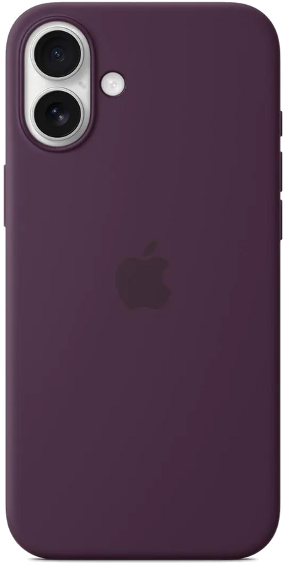 Apple MYYD3ZM/A iPhone 16 Plus Silicone Case with MagSafe Plum, 195949885167