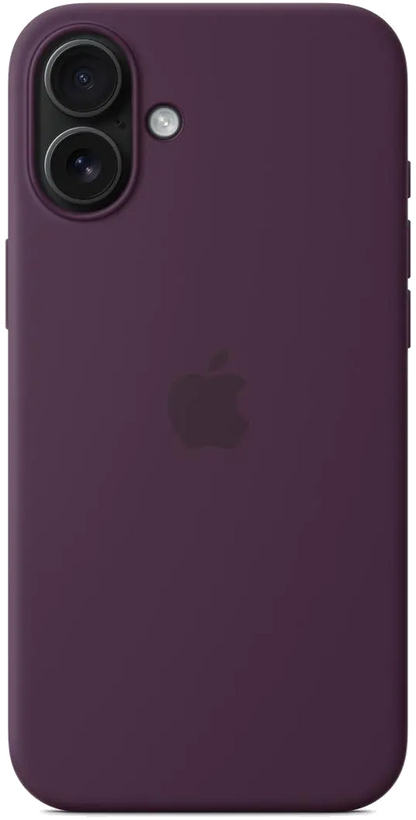 Apple MYYD3ZM/A iPhone 16 Plus Silicone Case with MagSafe Plum, 195949885167