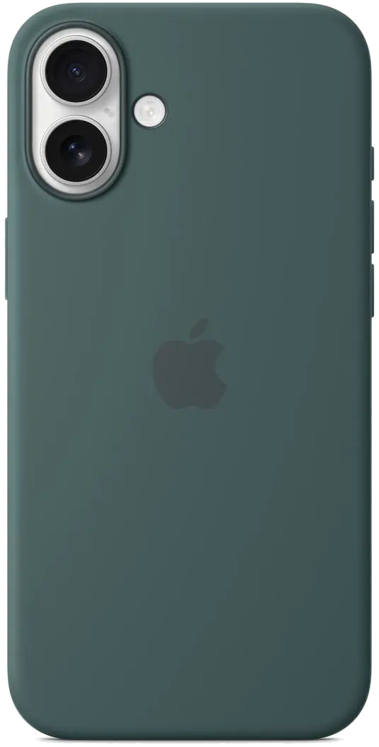 Apple MYYH3ZM/A iPhone 16 Plus Silicone Case with MagSafe Lake Green (Seasonal), 195949885242