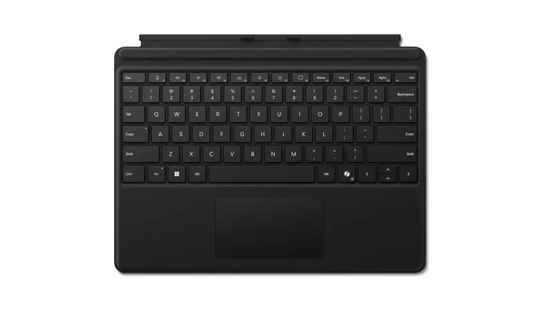 Microsoft EP2-00417 Surface Pro Keyboard CM, CoPilot Button, EN, Black doesn't support Pen Storage