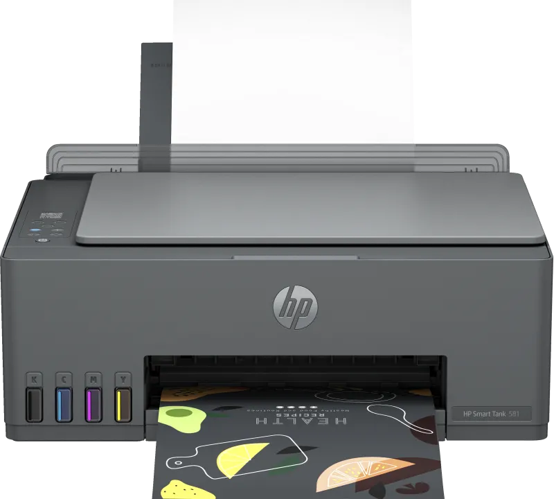 HP 4A8D4A Multifunctional A4 color Smart Tank 581 All-in-One Printer, Inkjet termală