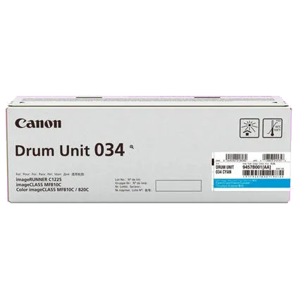 Canon 9457B001AA 034C Drum Unit Cyan original pentru iR C1225iF, 34000 pagini, 644391247400 4549292018080