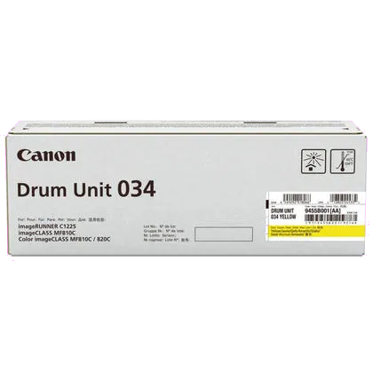 Canon 9455B001AA 034Y Drum Unit Yellow original pentru iR C1225iF, 34000 pagini, 4549292018066