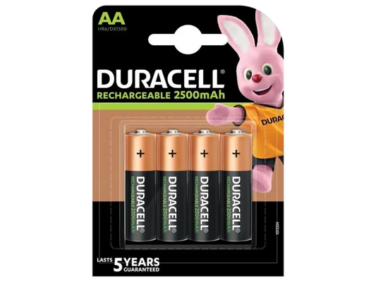 Duracell ACCU-R6H/250-BL4-DRL Set 4 acumulatori R6 AA NiMH 2500mAh