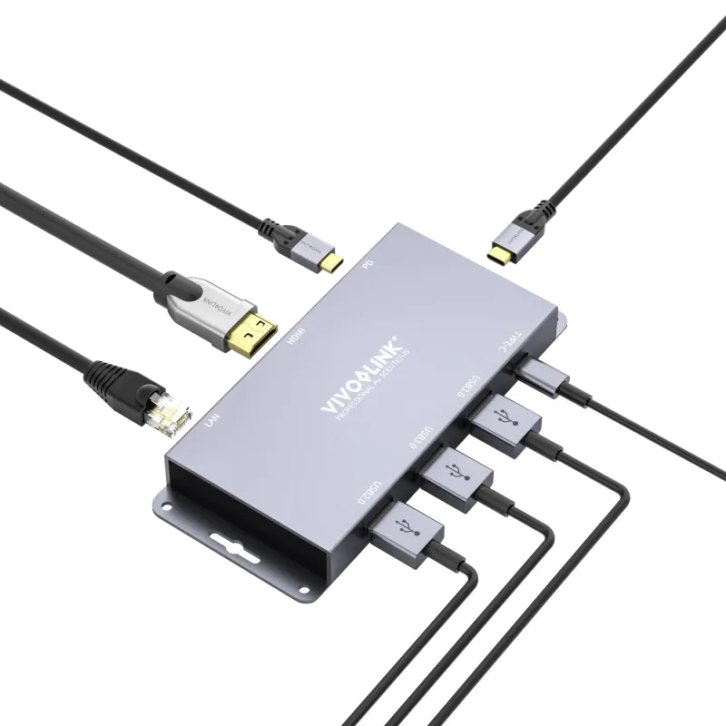 Vivolink VLUSBCHUB2 Hub USB-C pentru videoconferinte 1x host USB3.2 Gen2 10 Gbit, 5704174933663