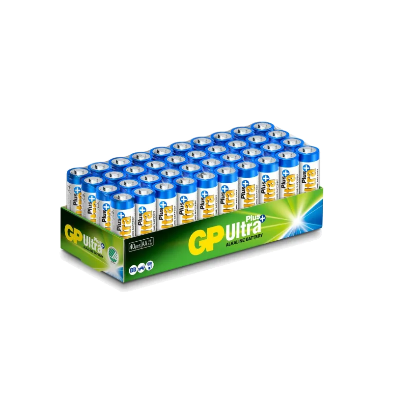 GP Batteries 151381 Ultra Plus Alkaline AA Set 40 baterii R6, 4891199201691