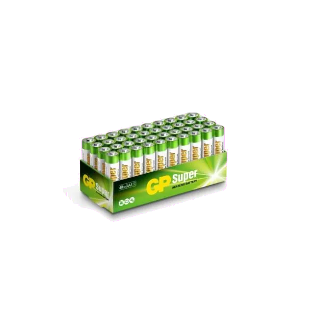 GP Batteries 151377 Super Alkaline AAA set 40 baterii R3, 4891199201615