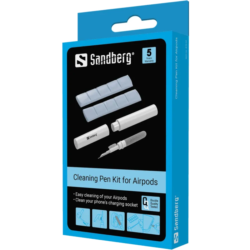 Sandberg 470-32 Kit curatare Airpods / casti intraauriculare, 5705730470325