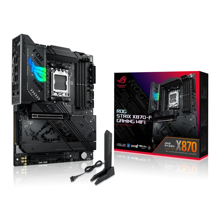 Asus ROG STRIX X870-F GAMING WIFI ROG STRIX X870-F GAMING WIFI AM5 Placa de Baza 4x DDR5, 1x DP 1x HDMI, 4711387732045